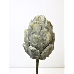 Dekoracja stojąca karczoch 32cm Betonowy Szary